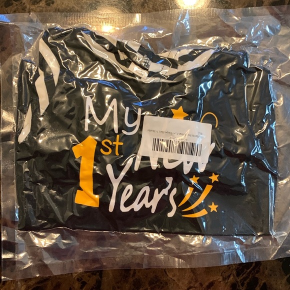 My 1st New Years Romper. Unisex. 3-6 months. - Picture 3 of 6